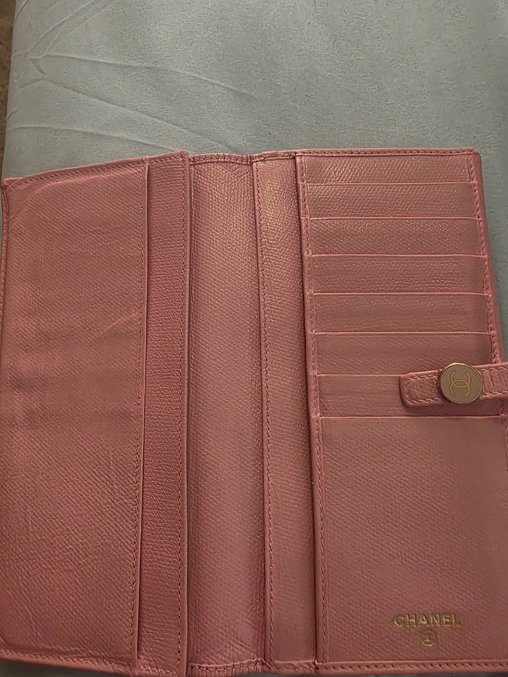 Chanel Pink Long Wallet